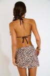 PAREO SAVARI short leopard pareo