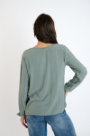 Blouse manches longues kaki OLIMPO SARABETH