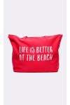Borsa da spiaggia rosa CODY COLORBAG - 7
