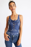 Blauwe 1-delig badpak bandana DEDHAM VENTANA - 5
