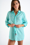 Camisa de playa azul laguna GARY ADILSON