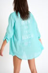Camisa de playa azul laguna GARY ADILSON