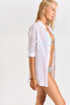 Tuniek beachwear Wit GARY ADILSON - 4
