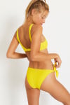 LIO SUNRIB & BENTA SUNRIB geel geribde bikini