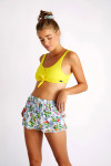 LIO SUNRIB & BENTA SUNRIB geel geribde bikini