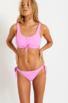 Pink LIO & BENTA SUNRIB two-piece swimsuit set - 3