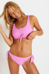 Pink LIO & BENTA SUNRIB two-piece swimsuit set - 4