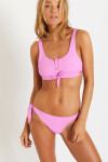 Pink LIO & BENTA SUNRIB two-piece swimsuit set - 5