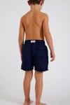 M AIR BASTOU Children's plain navy blue swim shorts - 9