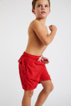 Pantaloncino mare bambino rosso tinta unita M AIR BASTOU - 5