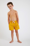 M AIR BASTOU Children's plain yellow swim shorts