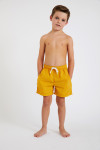 M AIR BASTOU Children's plain yellow swim shorts