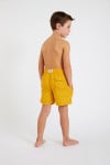 M AIR BASTOU Children's plain yellow swim shorts
