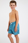 M AIR BASTOU Children's plain blue swim shorts