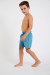 M AIR BASTOU Children's plain blue swim shorts