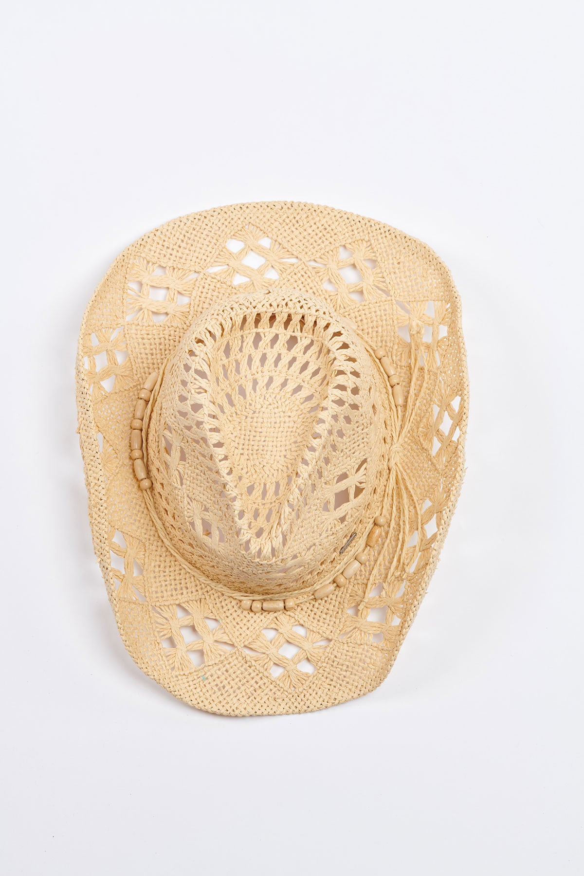 Bryen Hatsy women's natural look cowboy hat - 0