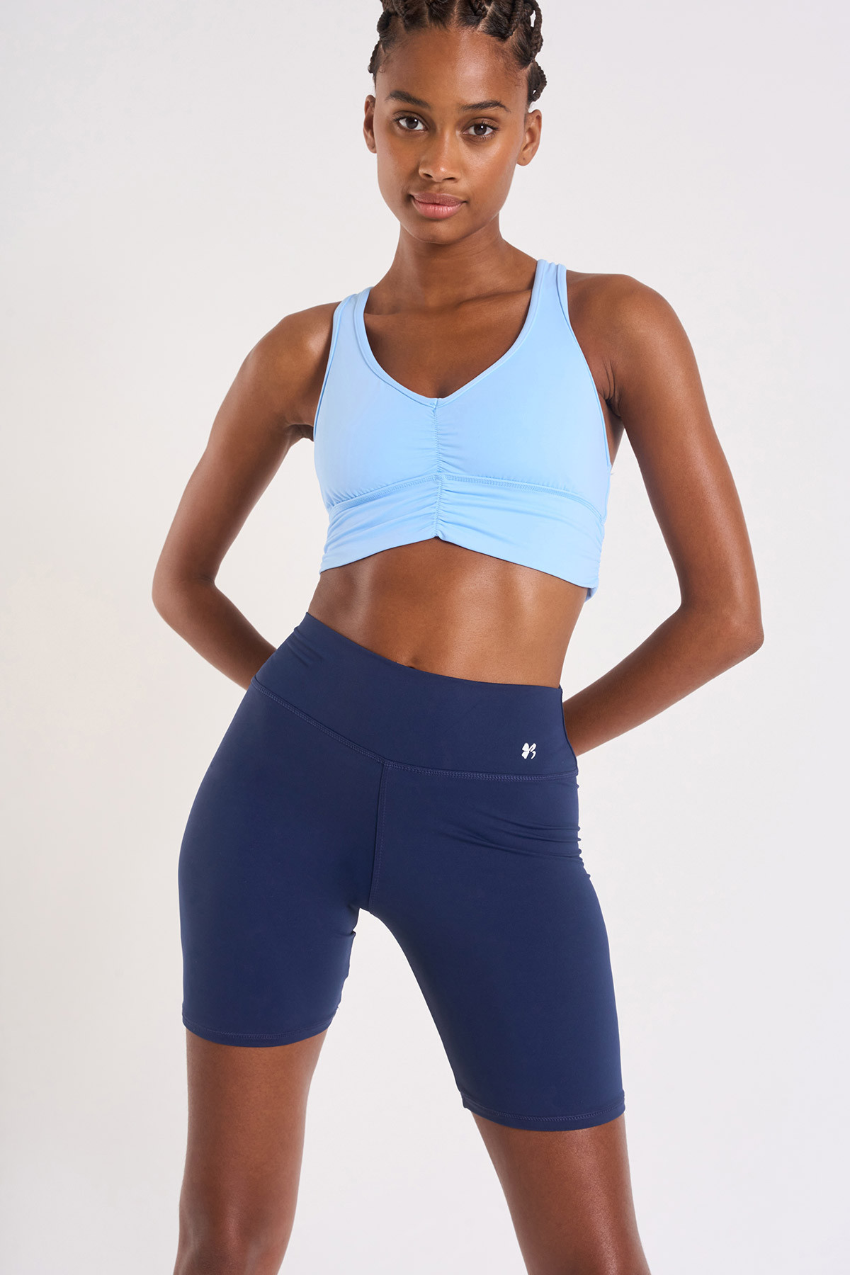 Reggiseno sportivo blu FLOW WELLNESS - 2