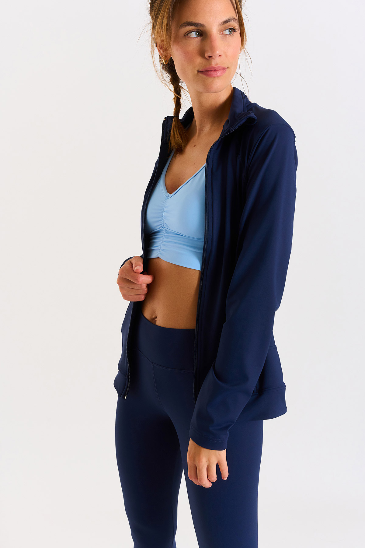 Veste de sport bleue marine FOCUS WELLNESS - 3