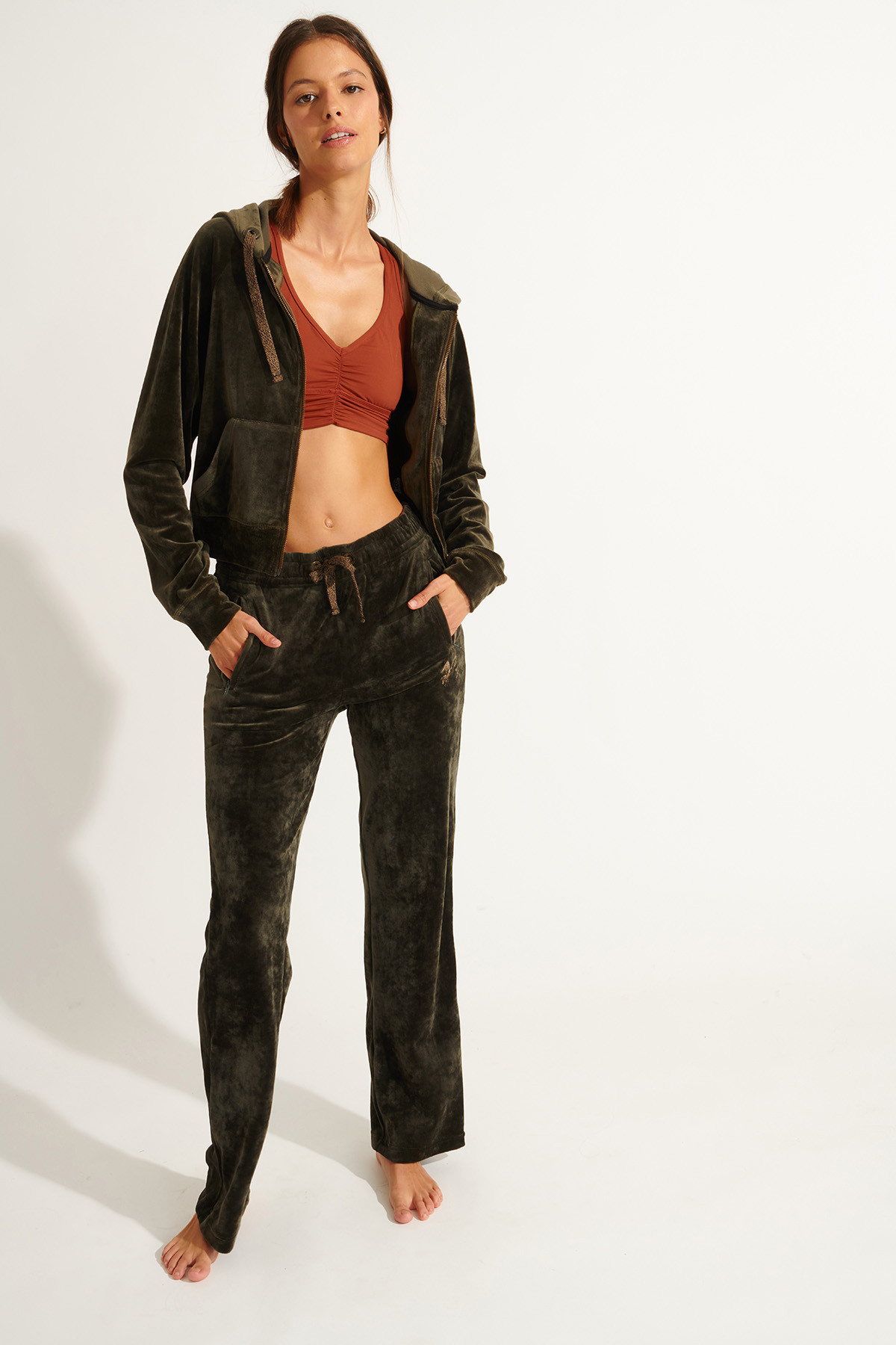 Pantaloni cachi in velluto JOSIE SEALAKE - 2