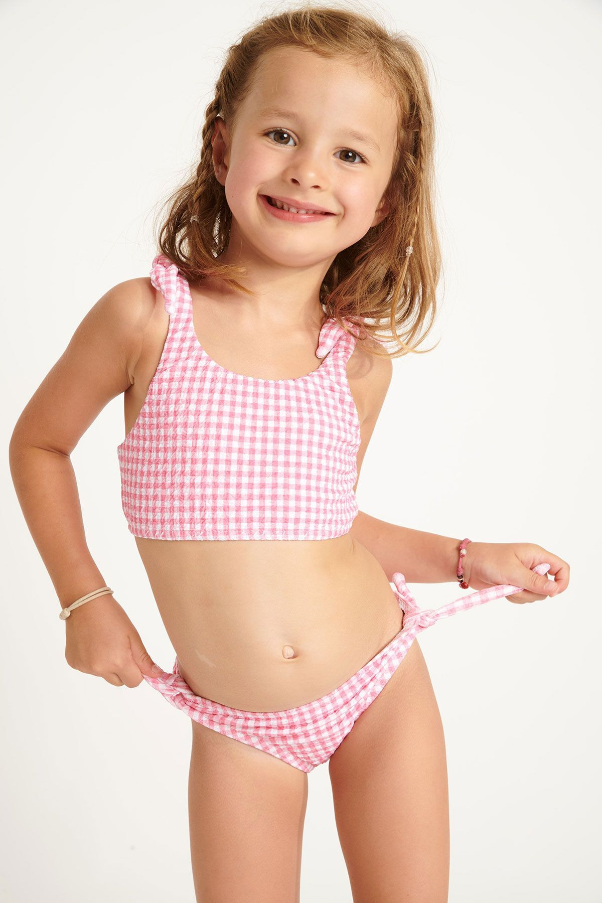 Bikini rosa para niña Mini Peanuts Retro - 2