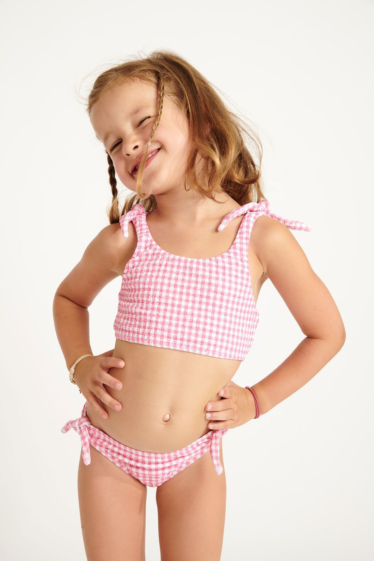 Bikini rosa para niña Mini Peanuts Retro - 3