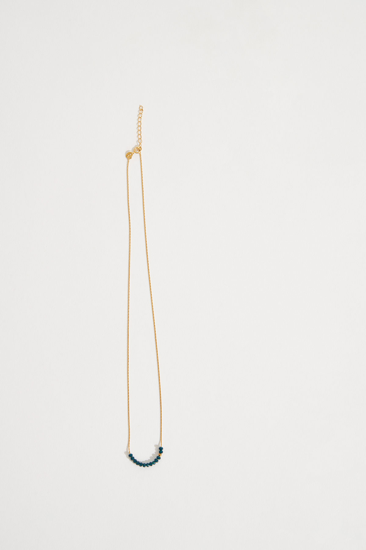 SPRINKLE OF SKY green necklace - 1