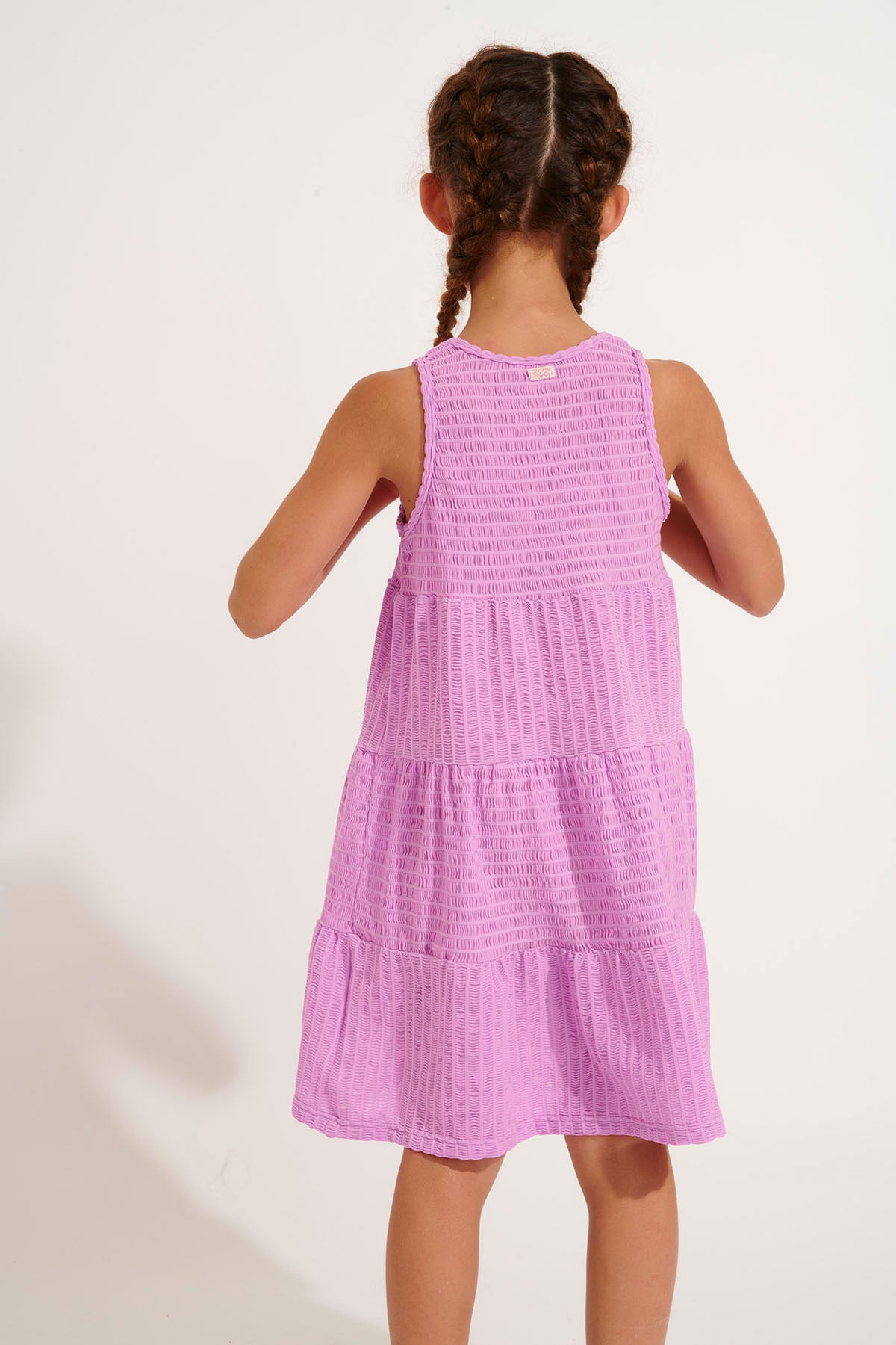 Robe courte smockée filletterose MIGNONS GROOVE - 1