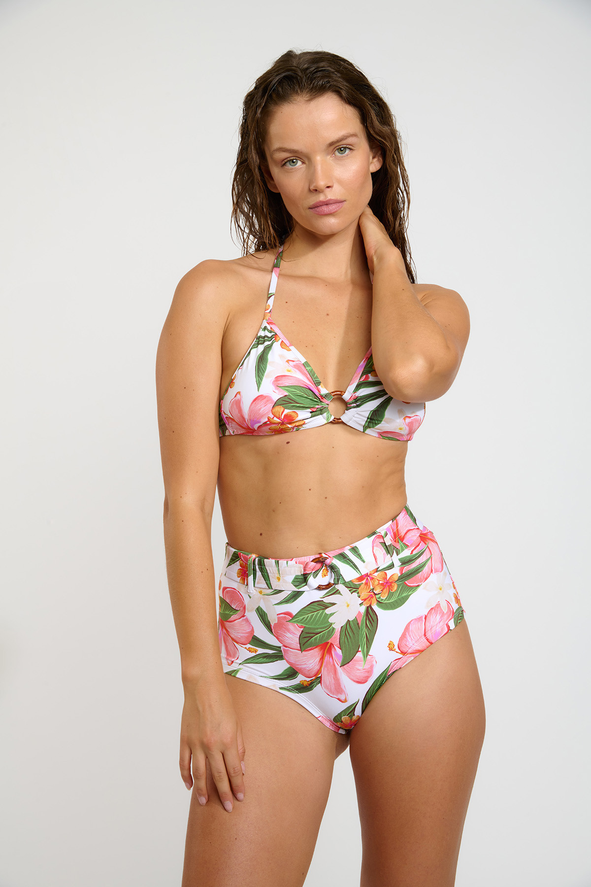 Costume da bagno due pezzi con stampa tropicale KINEW & FIMA TAHITI - 5
