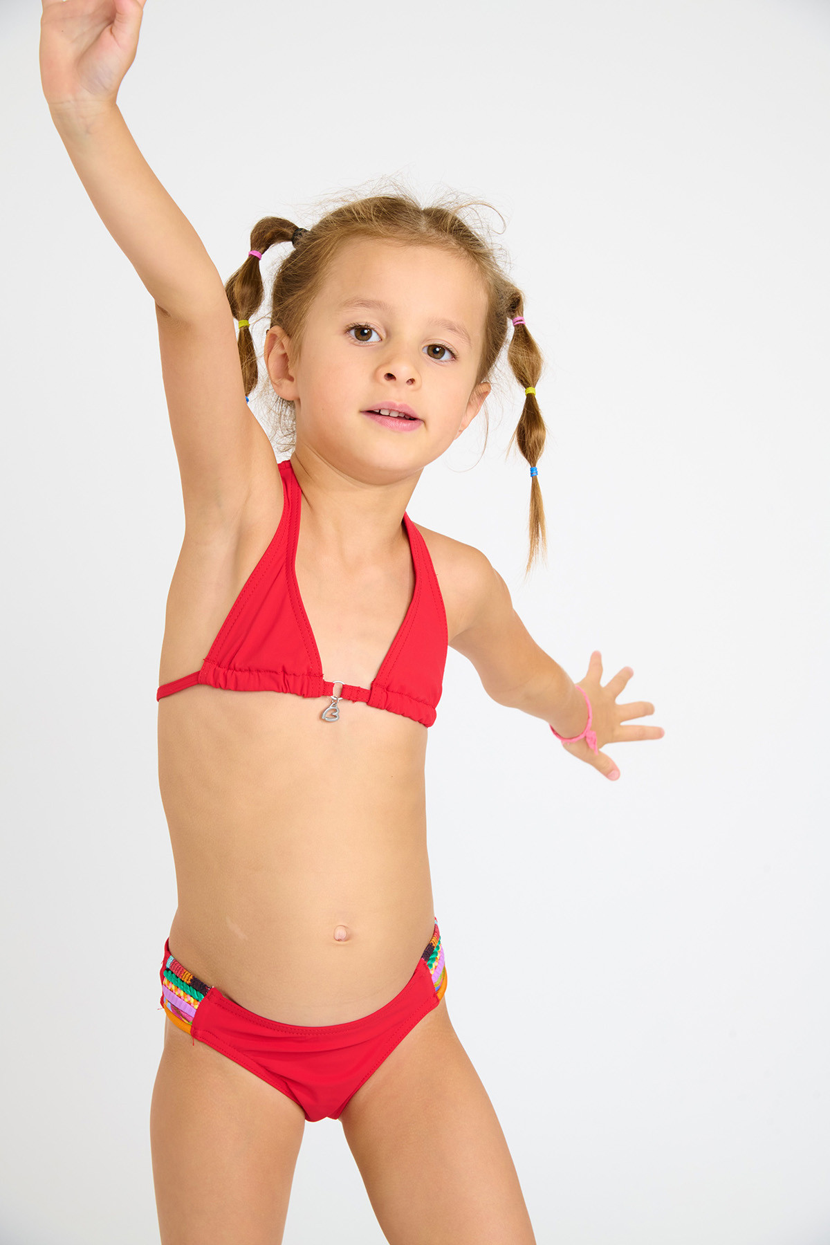 Bikini rojo para niña M KLAYA SPRING - 0