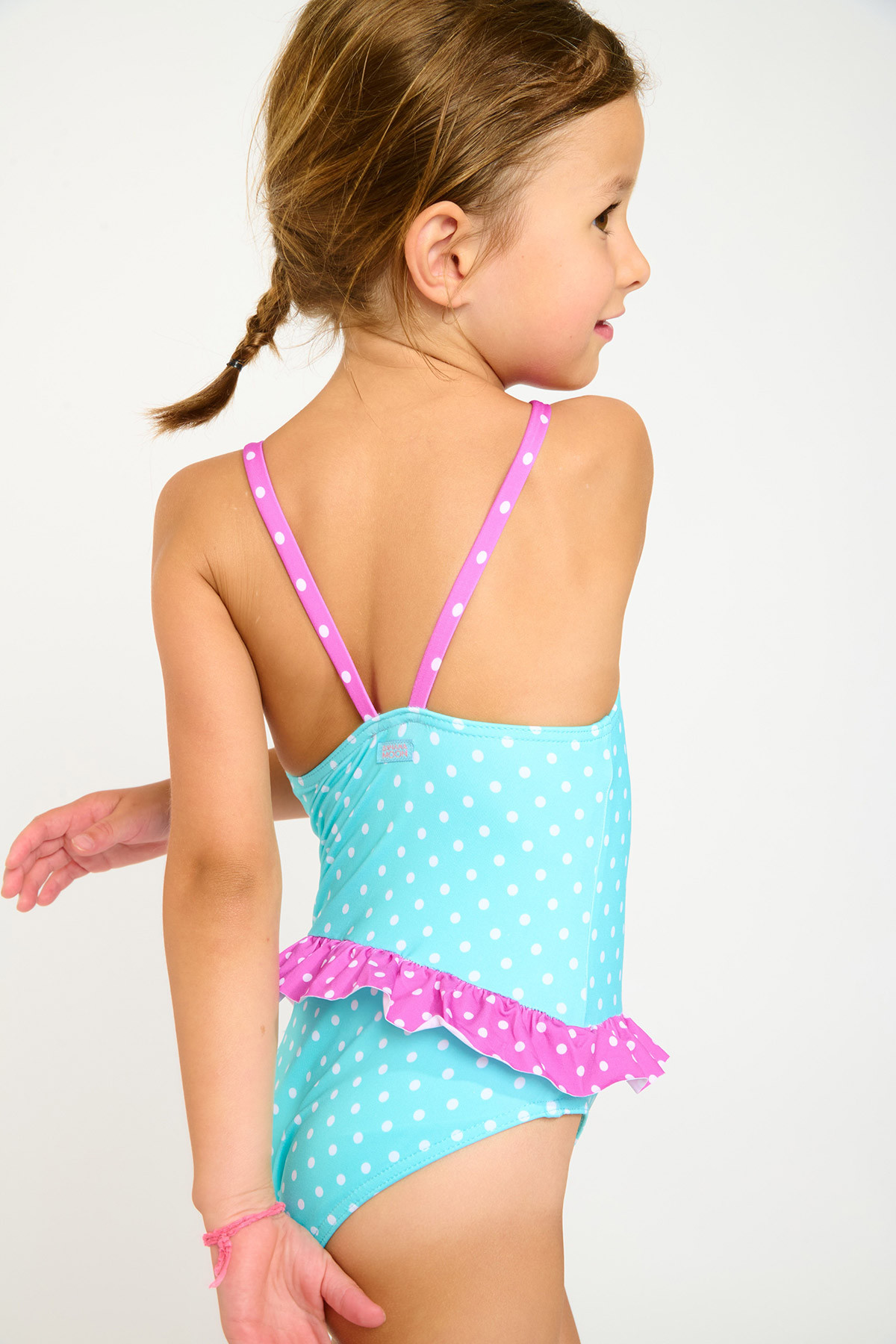 Bañador azul para niña M LEAFY SPLASHMANIA - 2