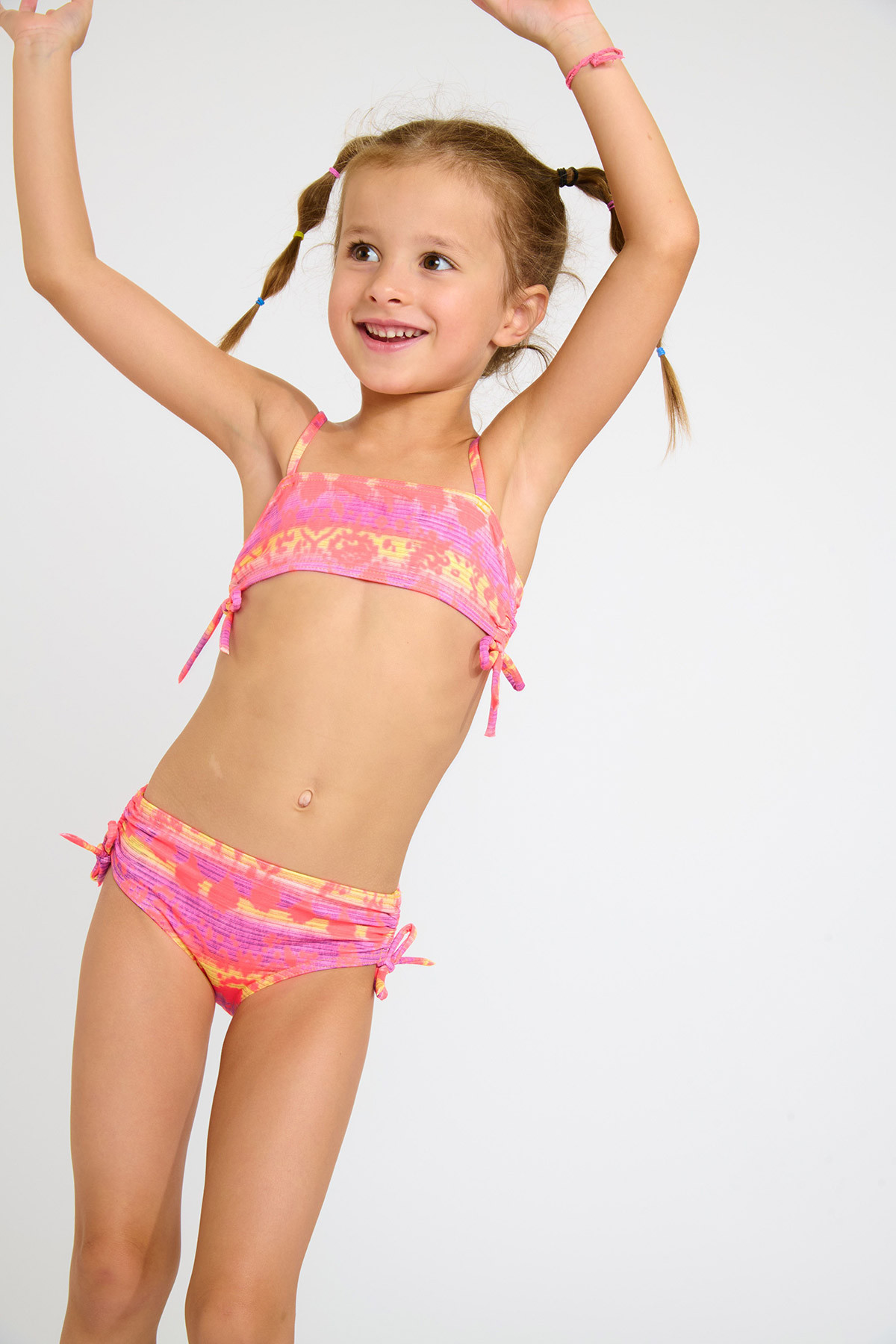 M MOXIE GUANACOS neon two-piece swimsuit for girls - 2