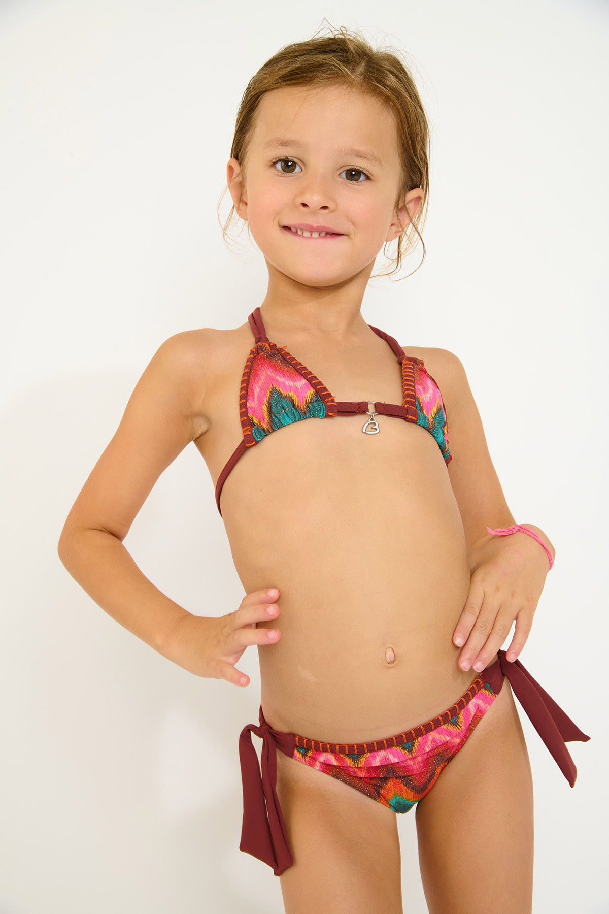 M ODESSA NALIKA zigzagprint bikini voor meisjes - 2
