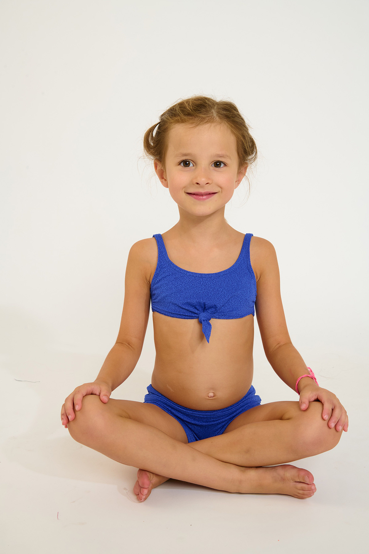 M PIKATI SANTAYA blue bralette two-piece swimsuit for girls - 3
