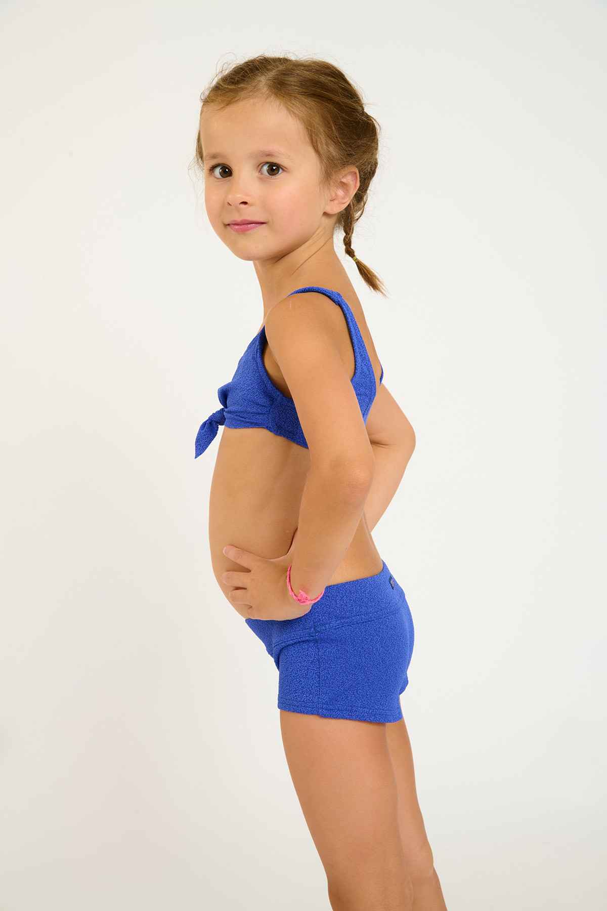 M PIKATI SANTAYA blue bralette two-piece swimsuit for girls - 4