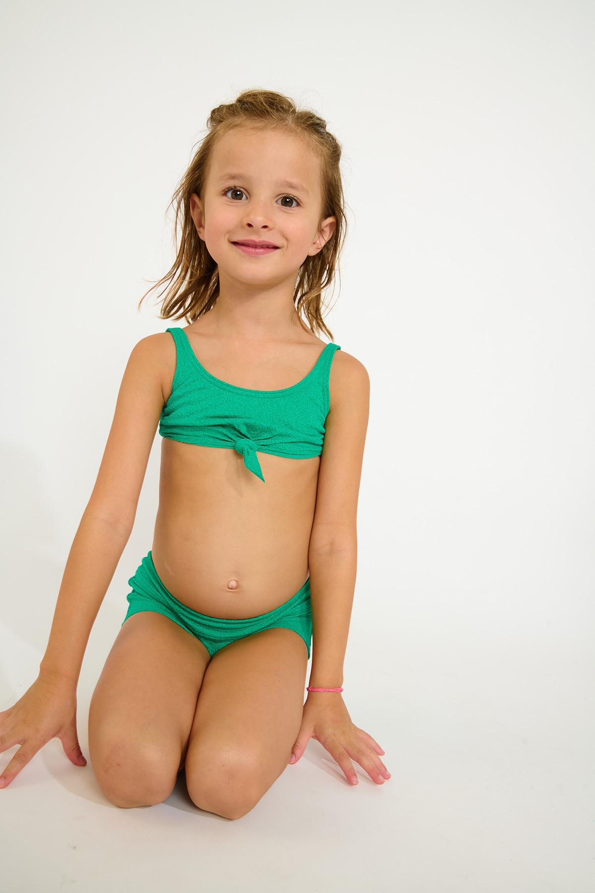 Bikini sujetador deportivo verde para niña M PIKATI SANTAYA - 3
