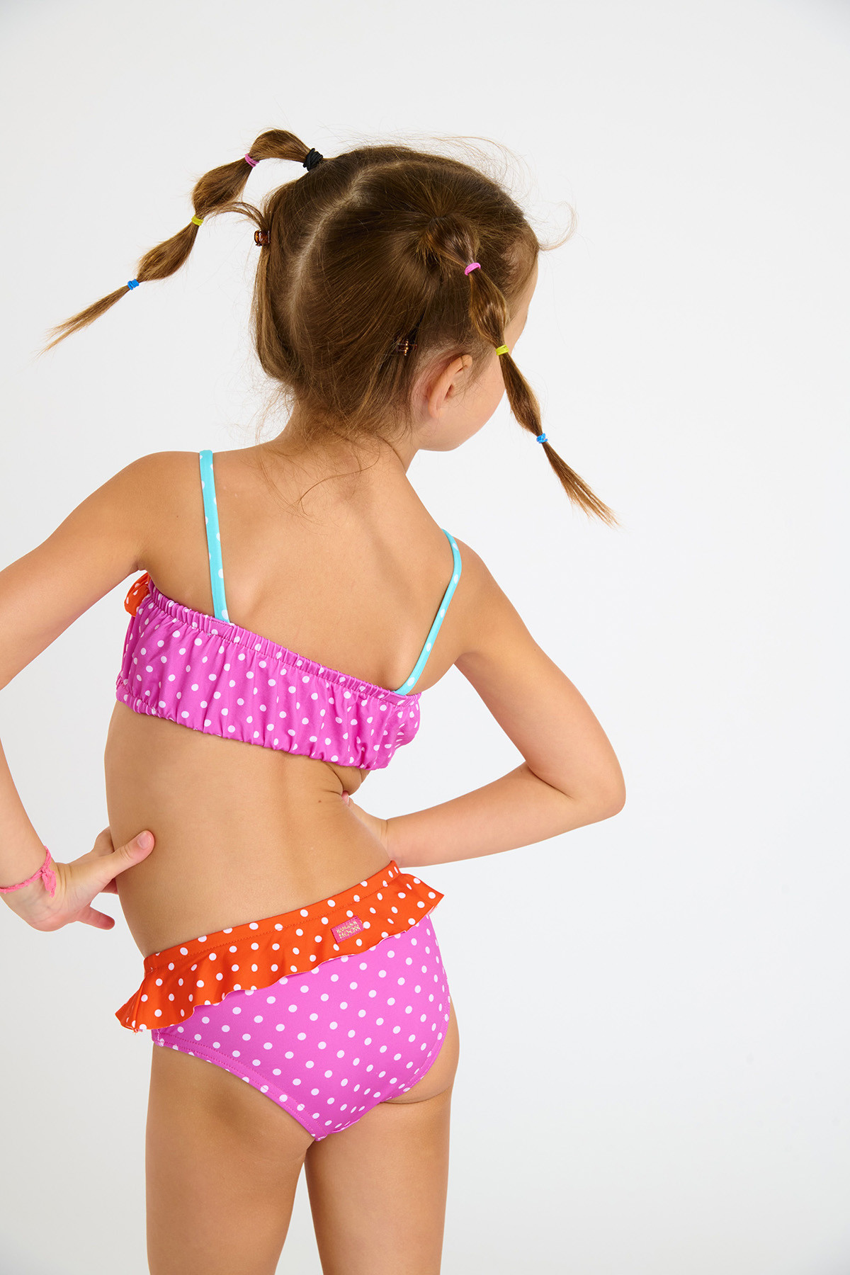 Bikini rosa para niña M TATI SPLASHMANIA - 1