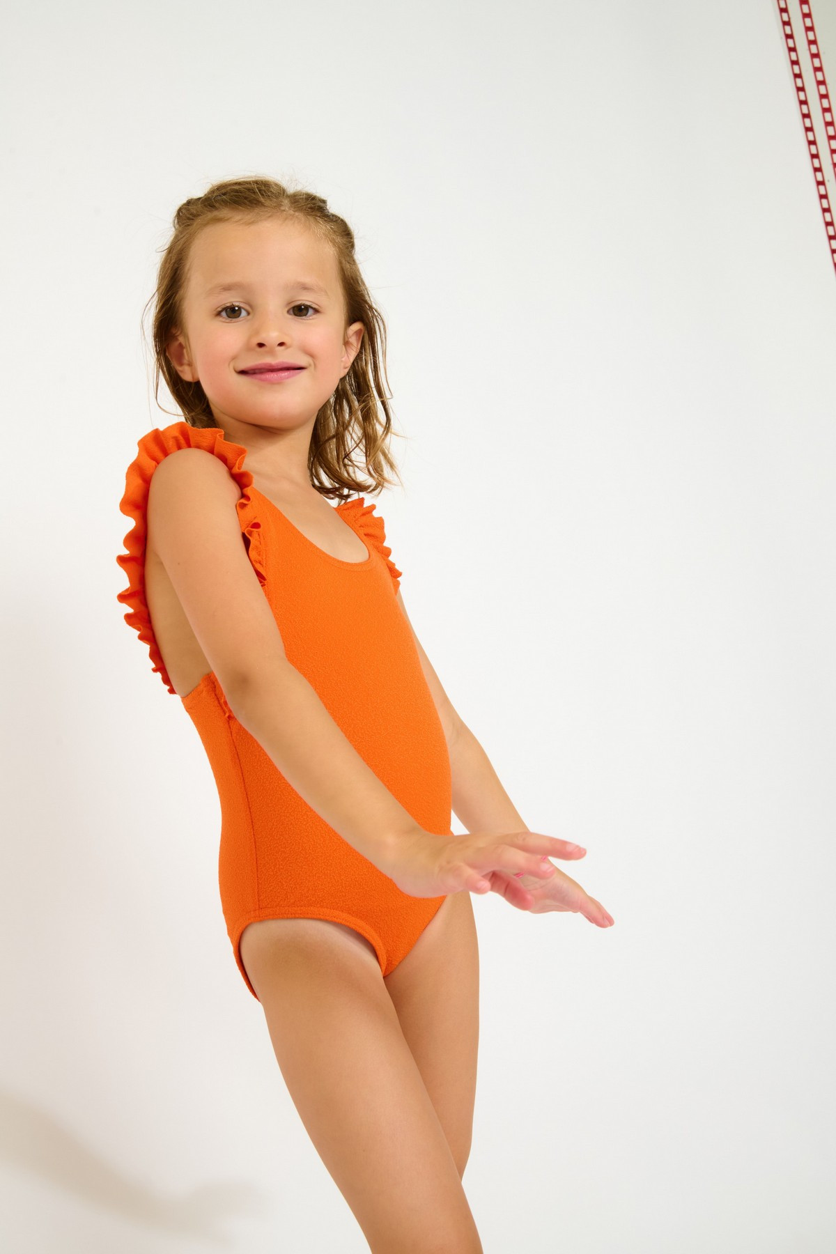 M TUNES SANTAYA orange one-piece swimsuit for girls - 3