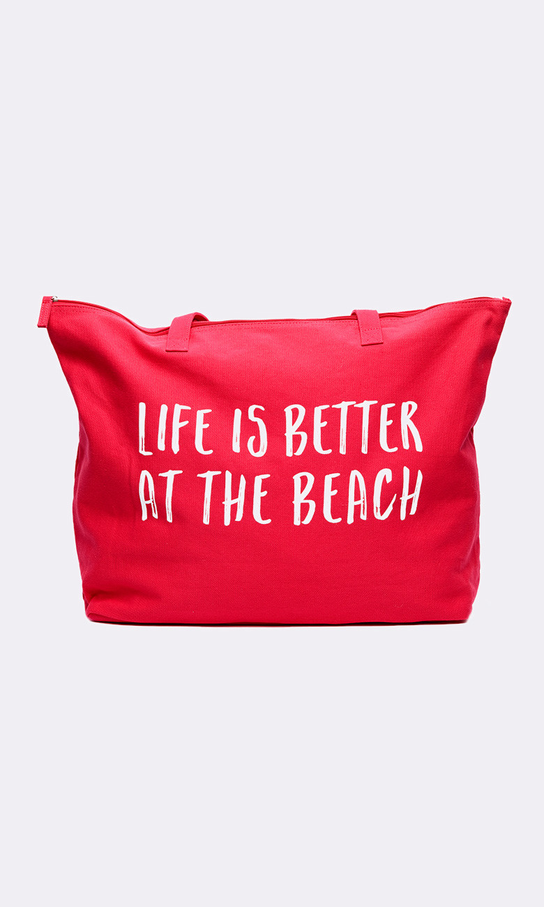 Borsa da spiaggia rosa CODY COLORBAG - 6