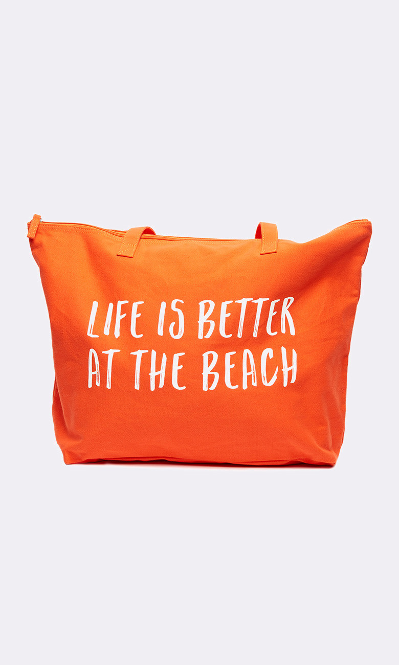 Bag | Beach Bag | Orange Beach Bag | MASCOTE BAGBASIC - 7