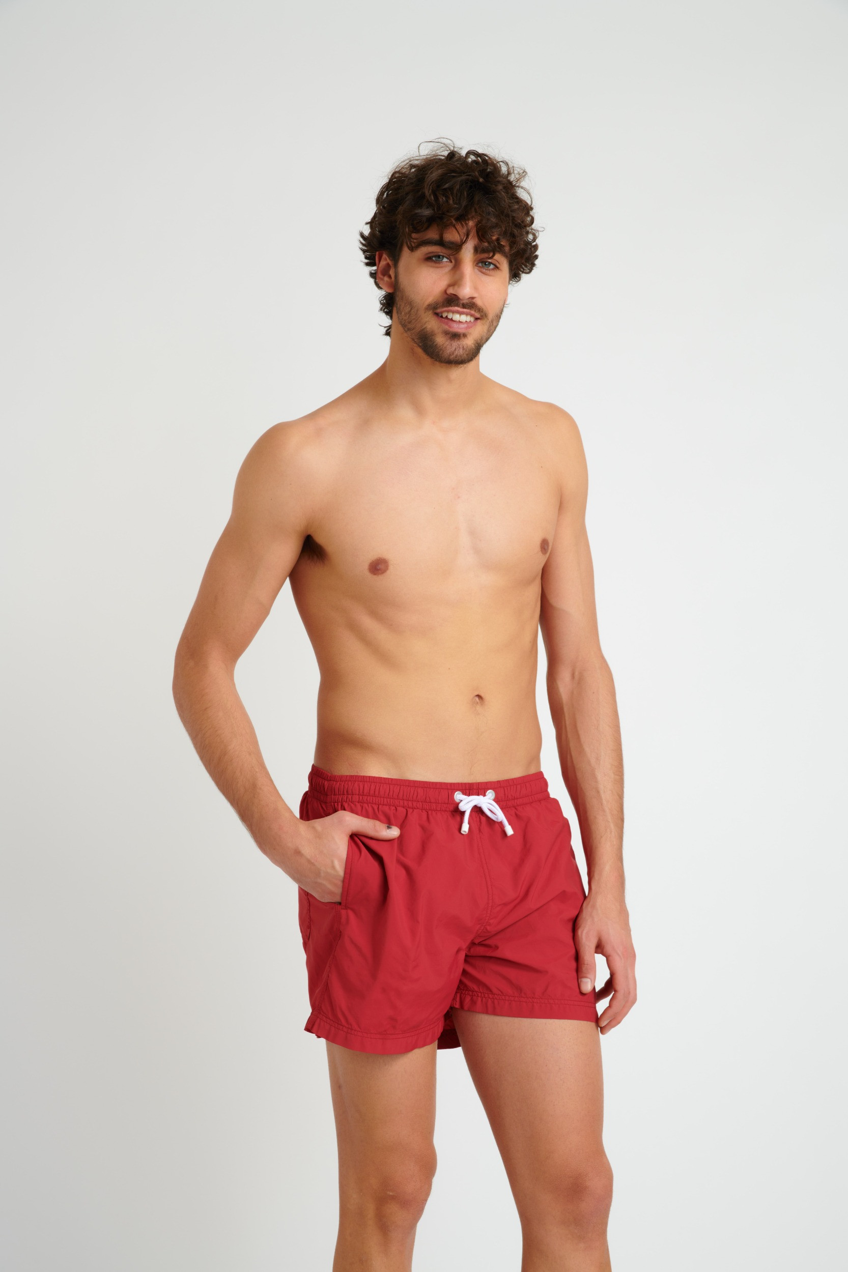 Manly Bastou men's red swimwear - 1