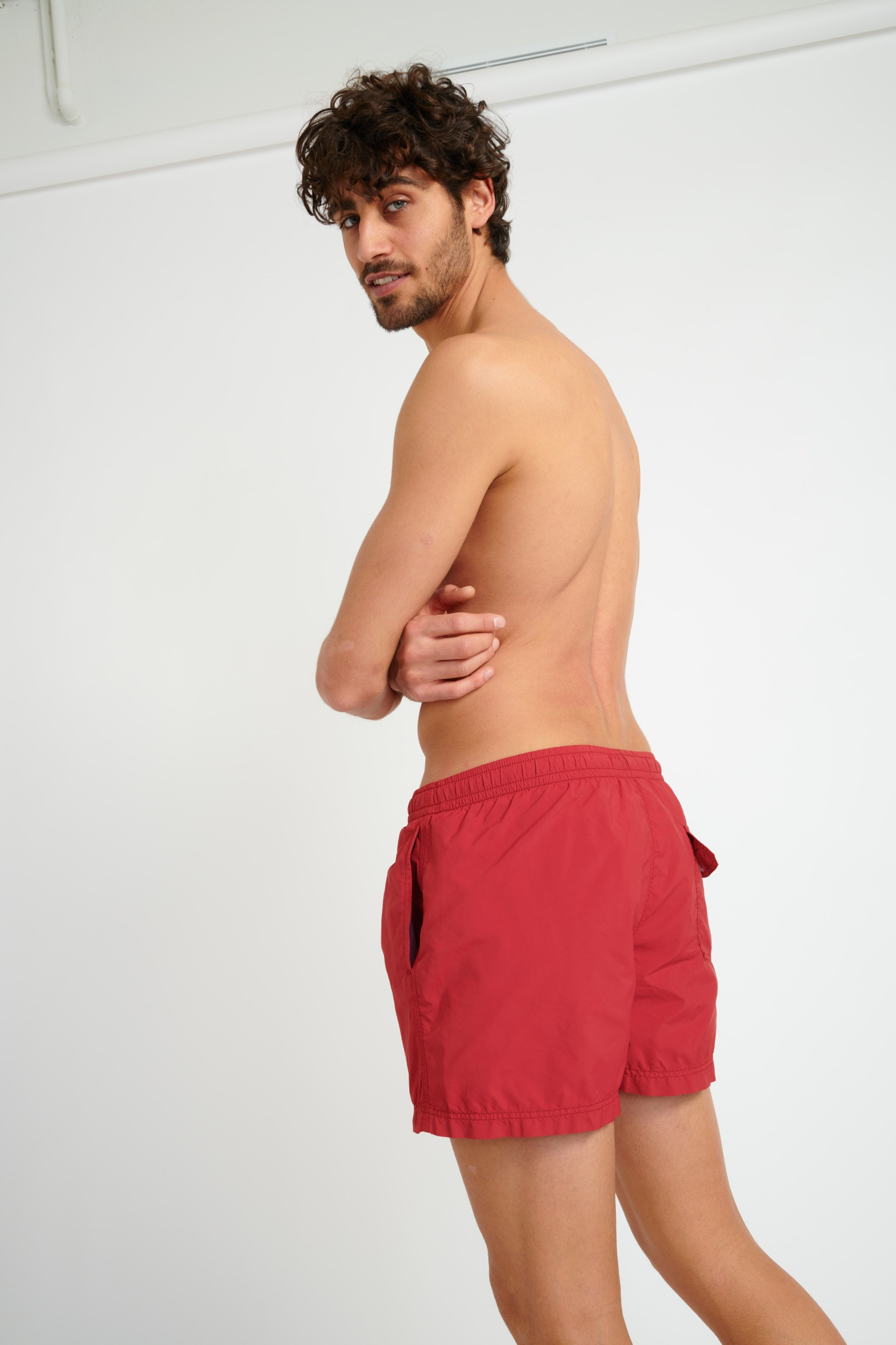 Manly Bastou men's red swimwear - 6