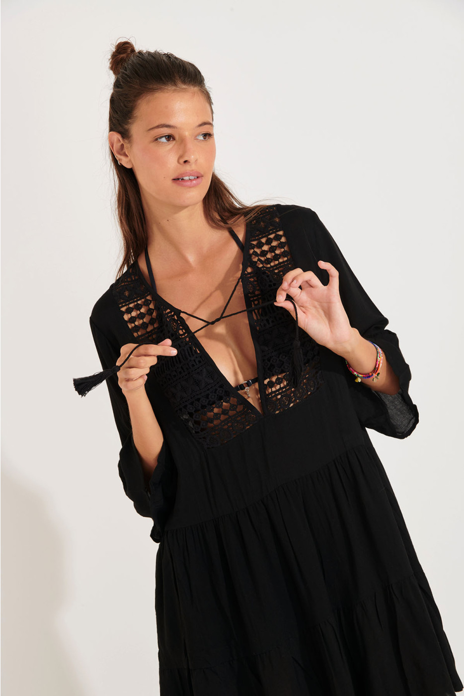 LOUISE SALTY black beach tunic | Banana Moon®
