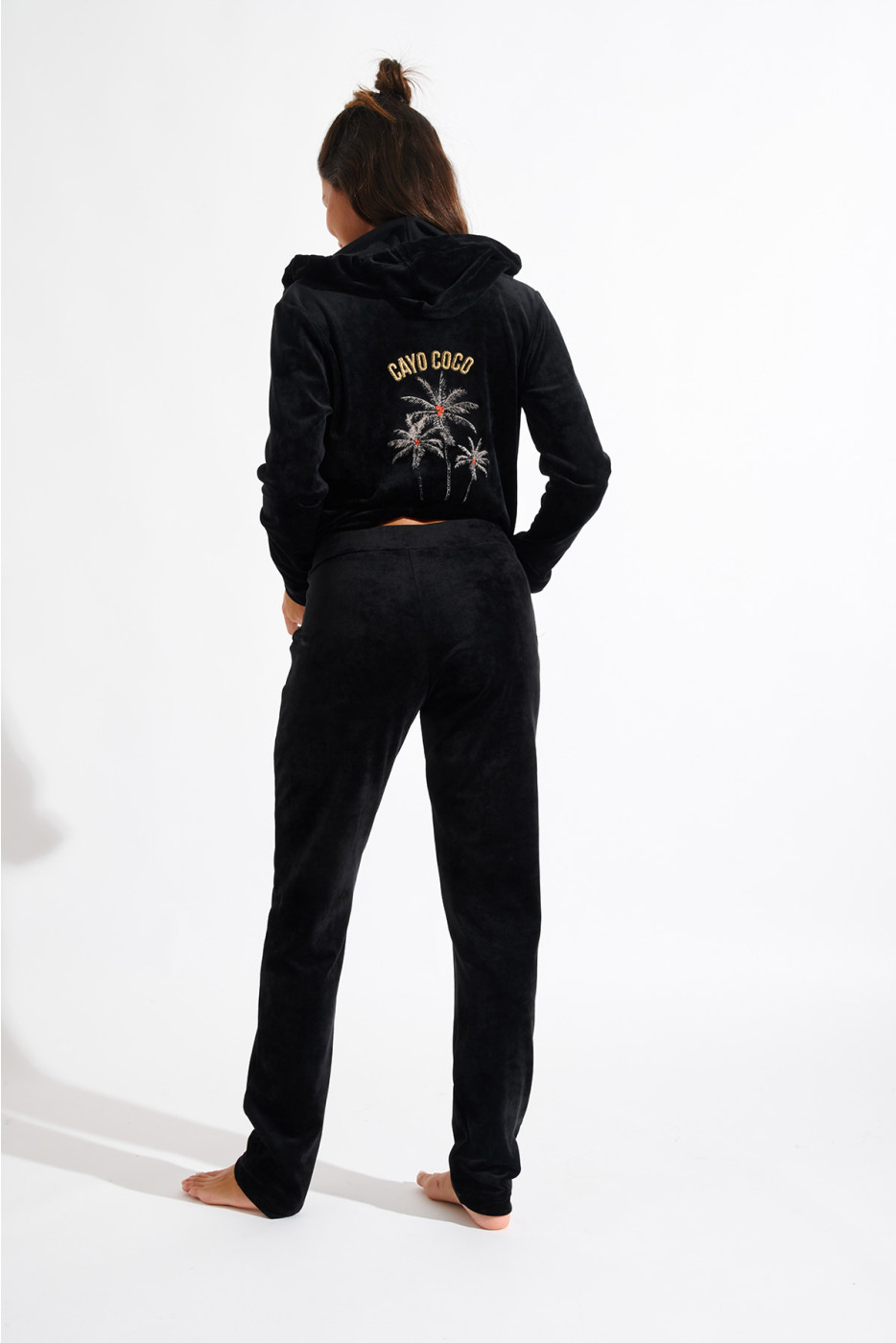 KEENAN SEALAKE black velvet trousers