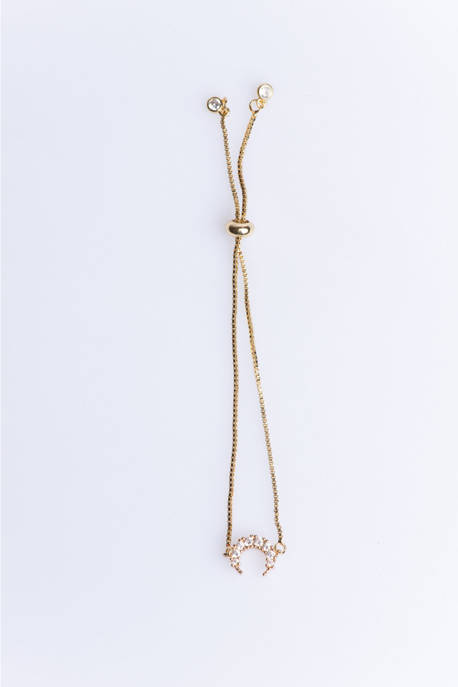 Pulsera ligera de luna dorada Sparkle Bracelet Salty Cali® - 3