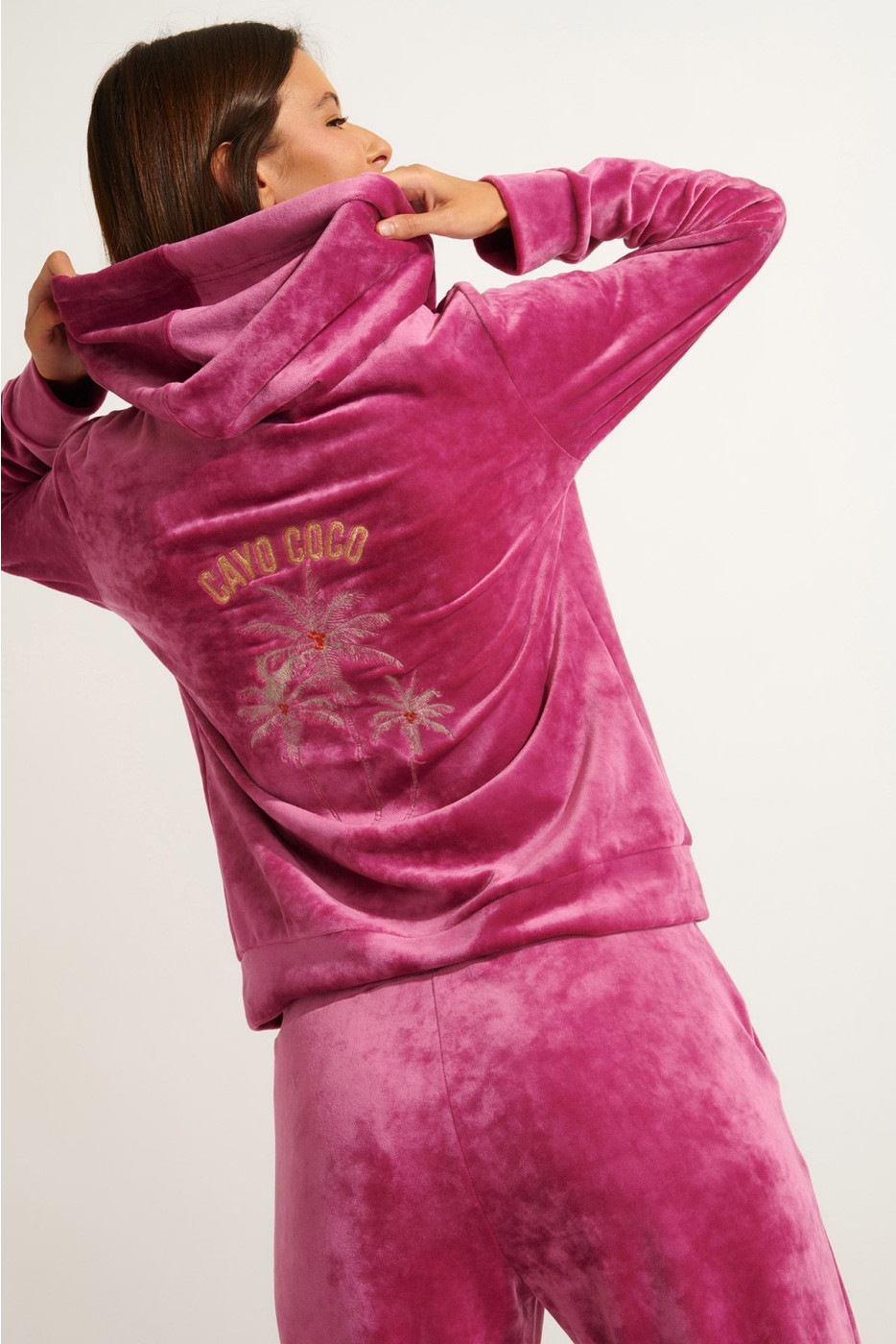 Giacca rosa in velluto FRESCO SEALAKE - 9