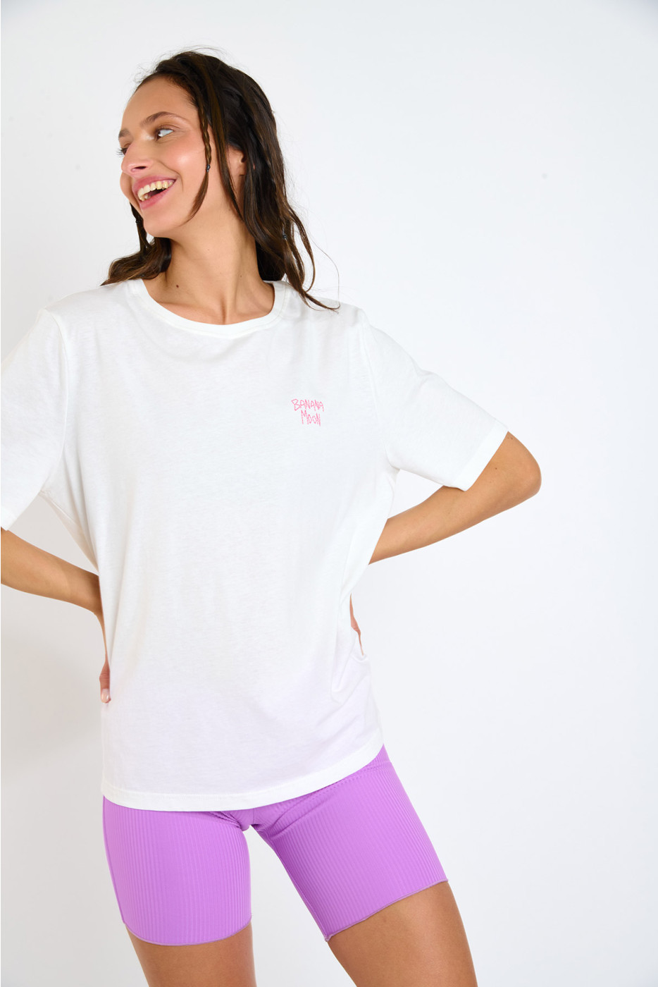 Paarse biker short Zelig Sunrib - 4