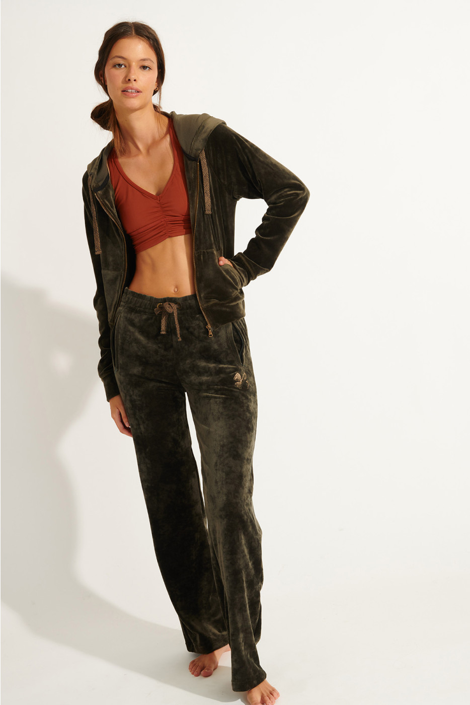 Pantaloni cachi in velluto JOSIE SEALAKE - 4