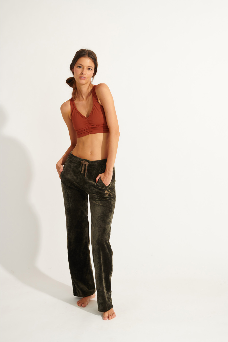 Pantaloni cachi in velluto JOSIE SEALAKE - 5