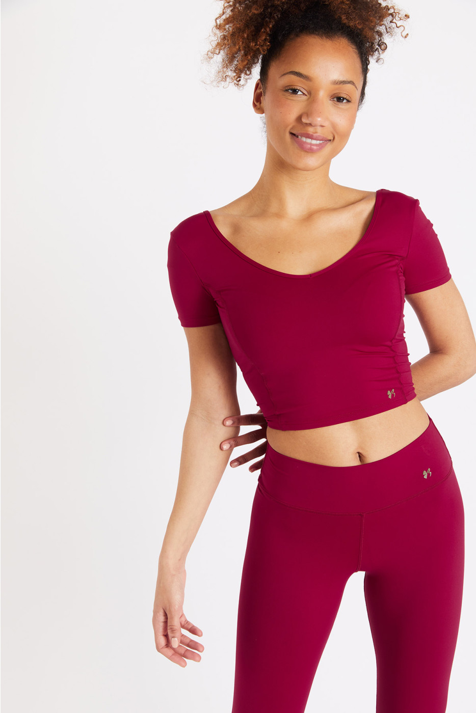 Mantra Wellness burgundyk sports t-shirt - 3