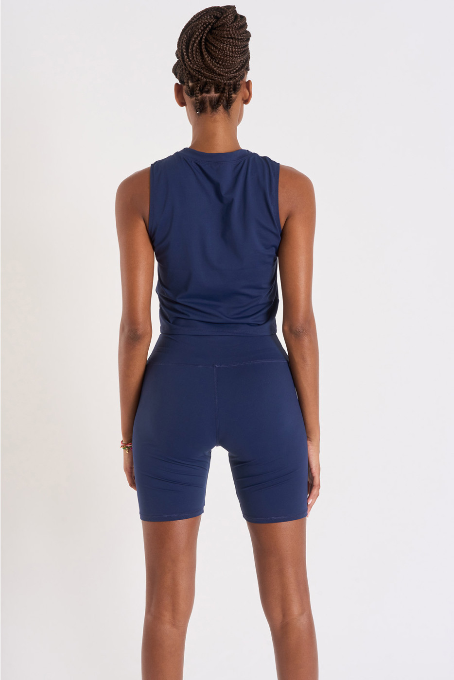 WELLNESS ADILO navy blue sleeveless top - 5